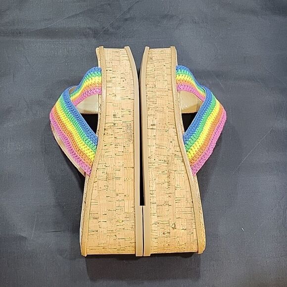 BRAND NEW JESSICA SIMPSON ELIZA CROCHET PLATFORM SANDAL S2 - Picture 7 of 15